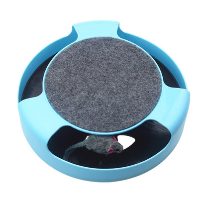 Interactive Spinning Cat Toy – No Batteries Needed - Glow My Cat