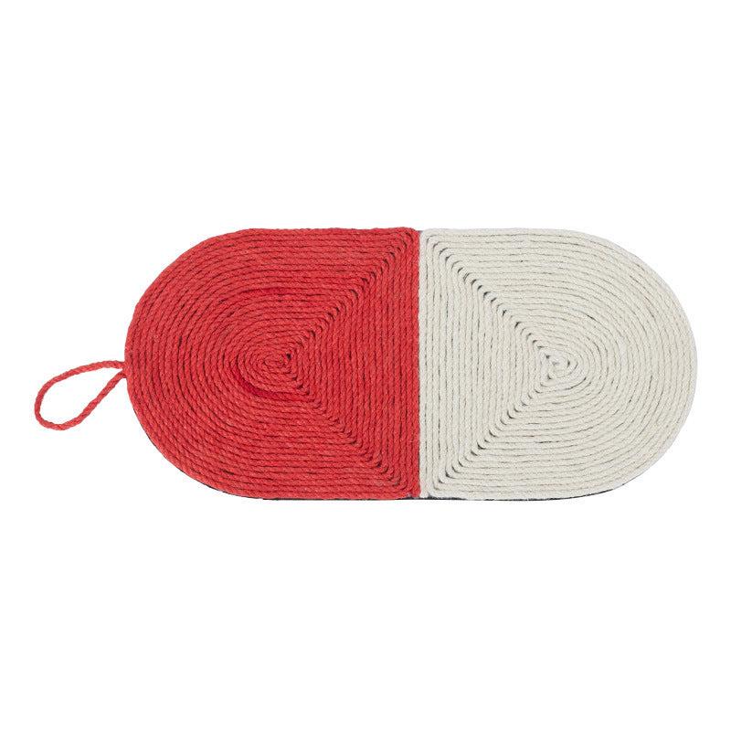 Colorful Cat Scratcher Mat – Fun Shapes, Furniture Saver - Glow My Cat