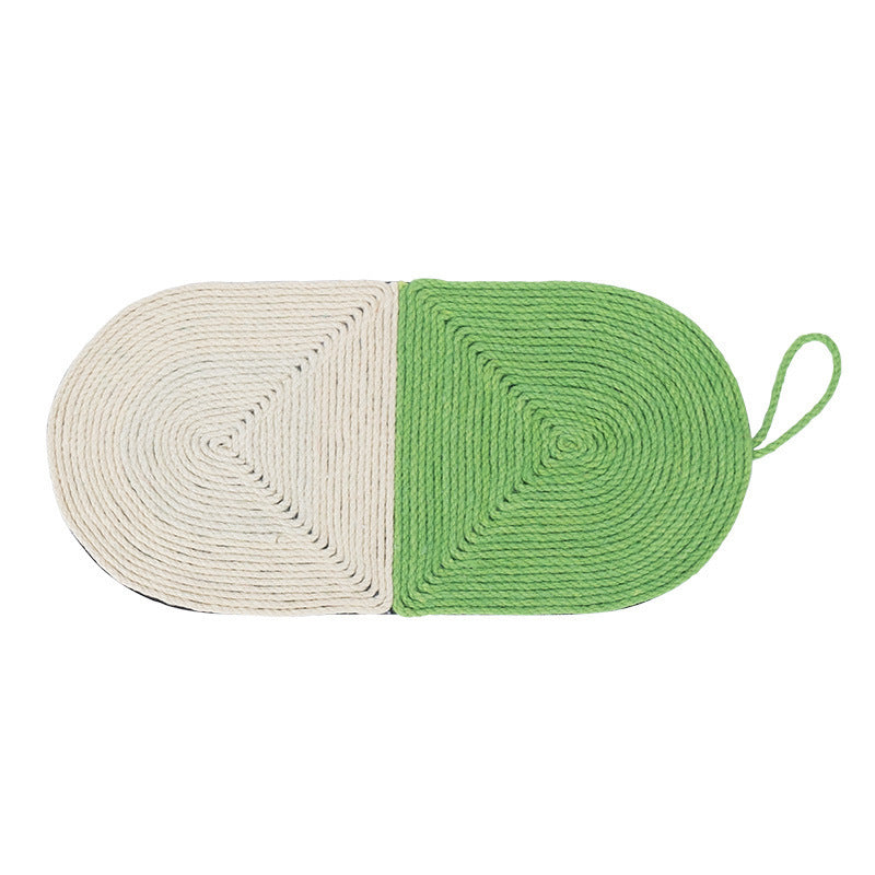 Colorful Cat Scratcher Mat – Fun Shapes, Furniture Saver - Glow My Cat