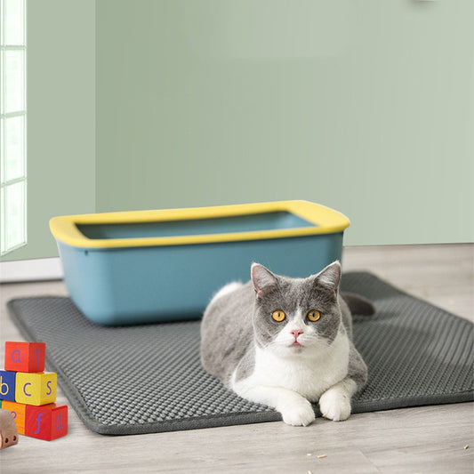 Waterproof Cat Litter Mat – No More Mess, Just Clean! - Glow My Cat