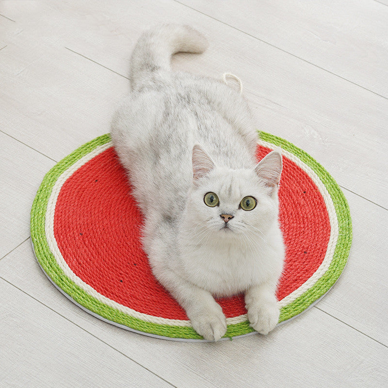 Watermelon & Carrot Cat Scratch Pads – Fun Wall-Mount Toys - Glow My Cat