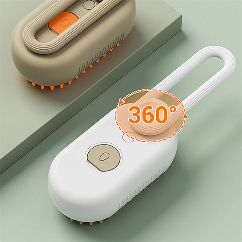 Cat Grooming Brush With Steam – Detangles & Reduces Shedding - Glow My Cat