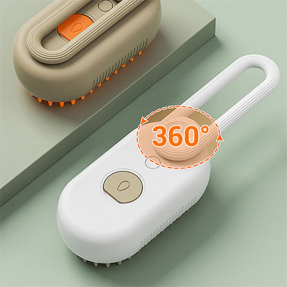 Cat Grooming Brush With Steam – Detangles & Reduces Shedding - Glow My Cat