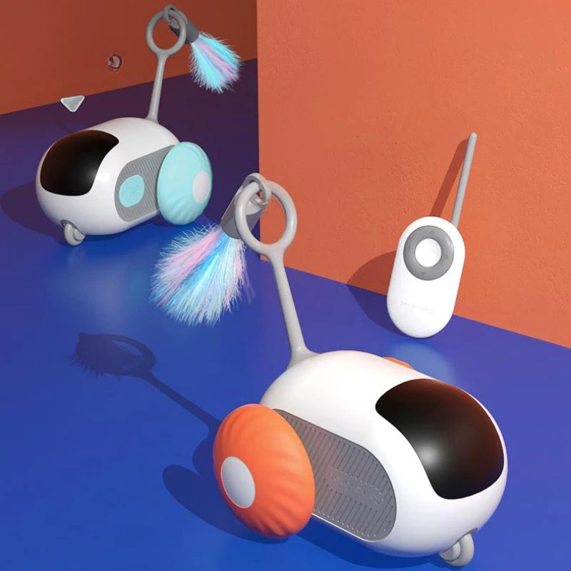 Remote Control Cat Car Toy – USB Smart Chasing Fun - Glow My Cat