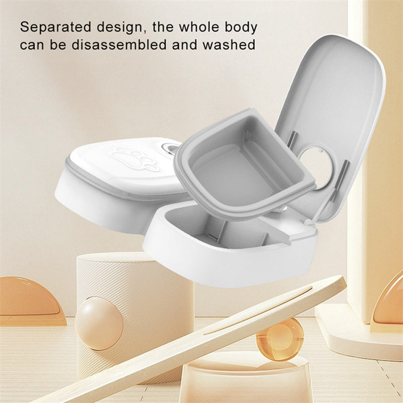 Smart Cat Feeder & Water Dispenser – No Electricity Needed - Glow My Cat