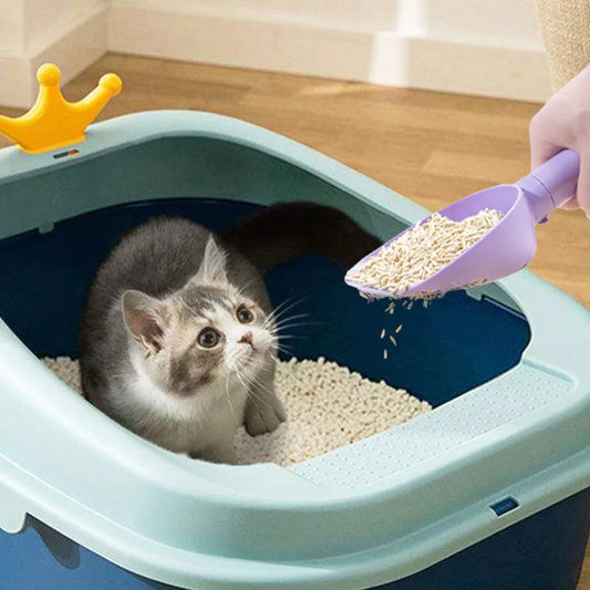 No-Mess Cat Litter Scoop with Bag Holder & Base - Glow My Cat