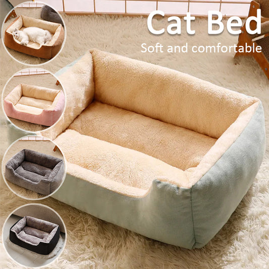 Ultra-Soft Plush Cat Bed – Multiple Sizes Available - Glow My Cat