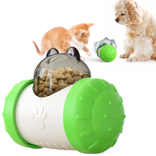 Interactive Swing Bear Food Ball for Cats & Dogs - Glow My Cat