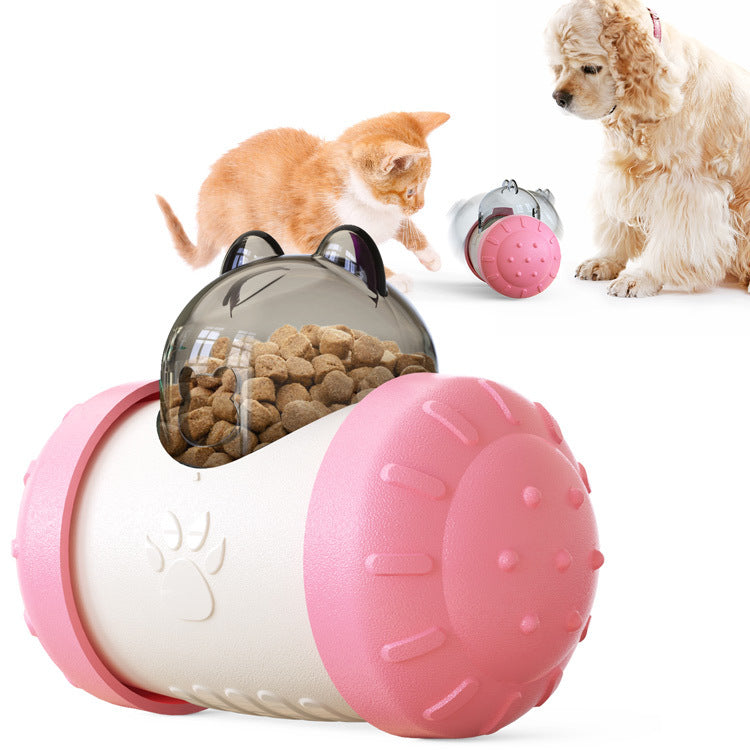 Interactive Swing Bear Food Ball for Cats & Dogs - Glow My Cat