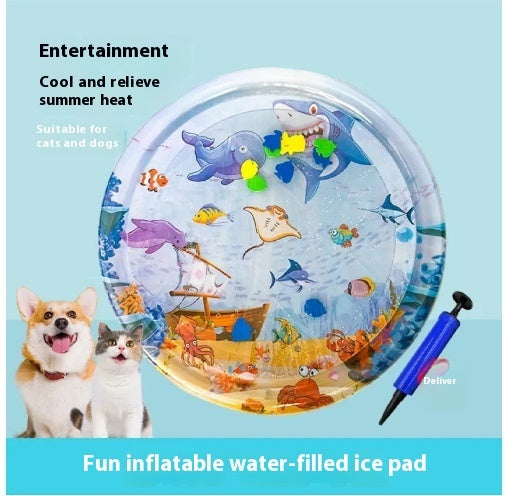 Water-Filled Cooling Mat – Fun Summer Bed for Cats & Dogs - Glow My Cat