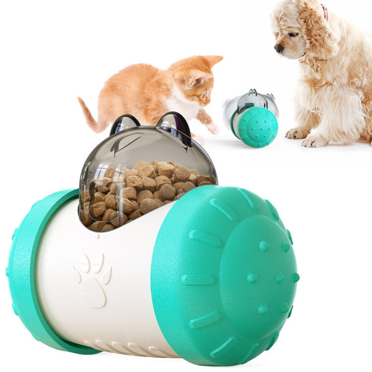 Interactive Swing Bear Food Ball for Cats & Dogs - Glow My Cat