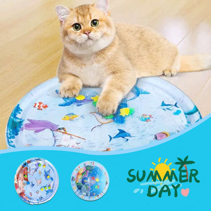 Water-Filled Cooling Mat – Fun Summer Bed for Cats & Dogs - Glow My Cat