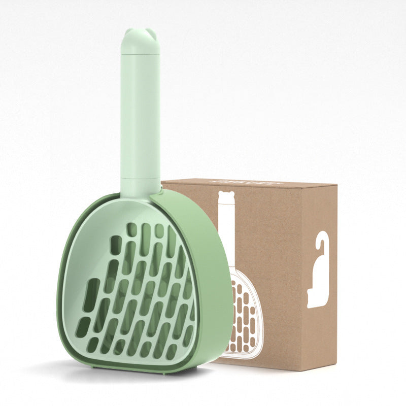 No-Mess Cat Litter Scoop with Bag Holder & Base - Glow My Cat