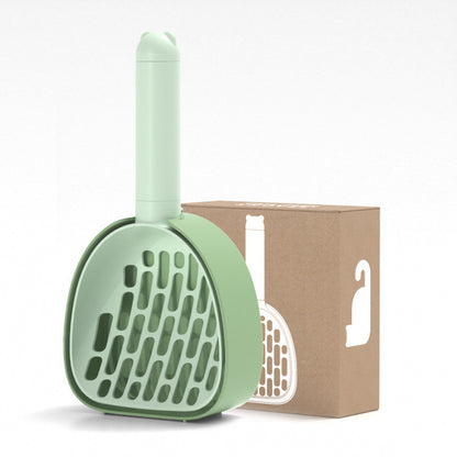 No-Mess Cat Litter Scoop with Bag Holder & Base - Glow My Cat